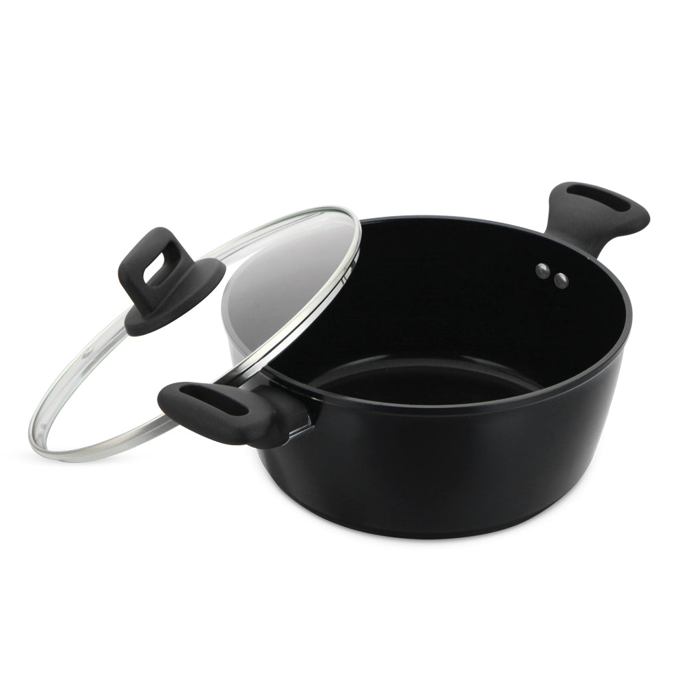 SQ Professional Zoya Forged Stockpot Set of 4 Marbled Grey 11718 (Big Parcel Rate) (Copy)