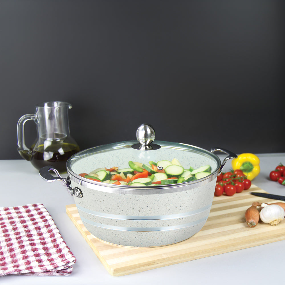 SQ Professional Seramiq Mianra Diecast Stockpot Set of 5 Moonstone 11725 (Big Parcel Rate) (Copy)