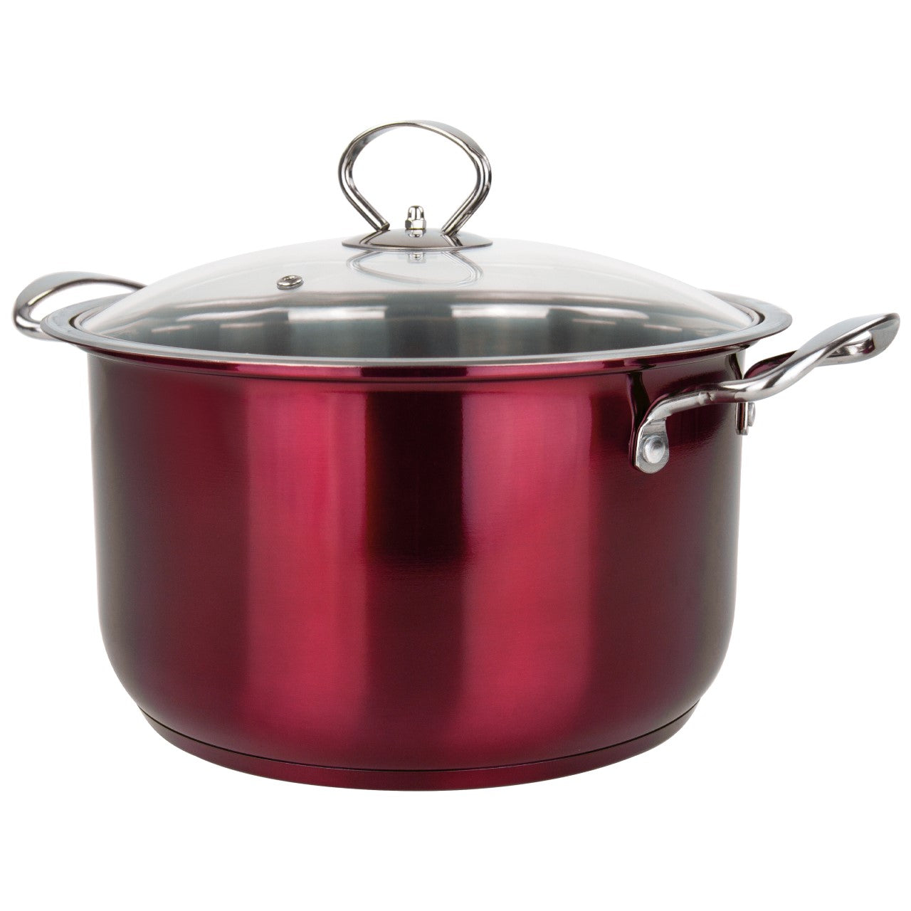 Gems Stainless Steel Stockpot Set 4pc Ruby 18-20-22-24cm 9577 (Big Parcel)