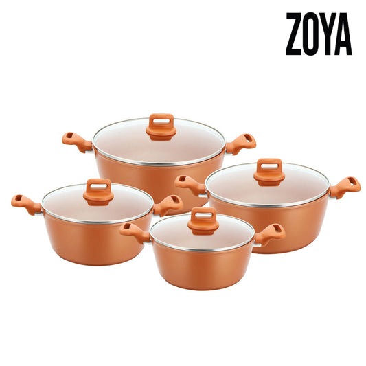 SQ Professional Zoya Forged Stockpot Set of 4 Cream 11711 (Big Parcel Rate) (Copy)