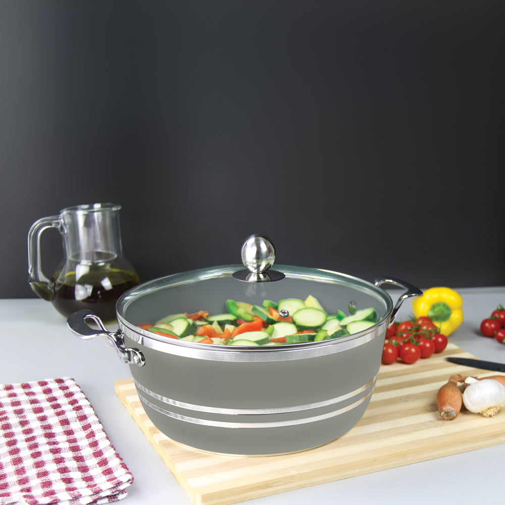 SQ Professional Seramiq Mianra Diecast Stockpot Set of 5 Axinite 4925 (Big Parcel Rate) (Copy)