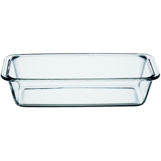 Borcam Rectangle Glass Cake Dish 1.63 Litre / 30cm 59104 (Parcel Plus Rate)